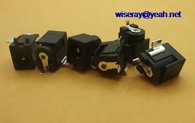 DHL/EMS 500 шт. Медь SMD 3-контактный 4A 5,5 мм x 2,0 мм разъем питания постоянного тока 2,1 мм DC Штепсель PCB Панель Mount-A8