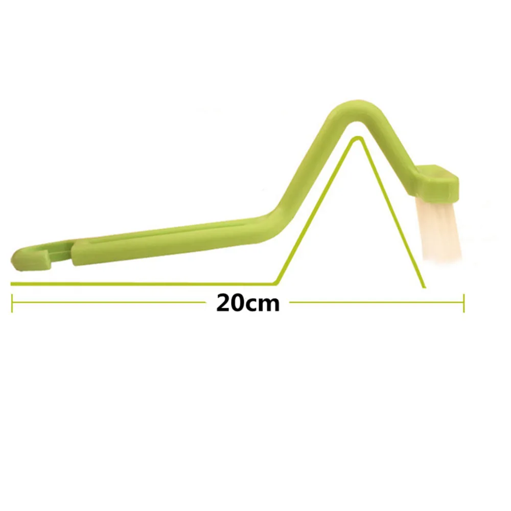 1PC S-shaped Toliet Brushes Closestool Cleaning Brush Cleaner Kitchen Side Corners Curved Clean Window Household Brush At Random