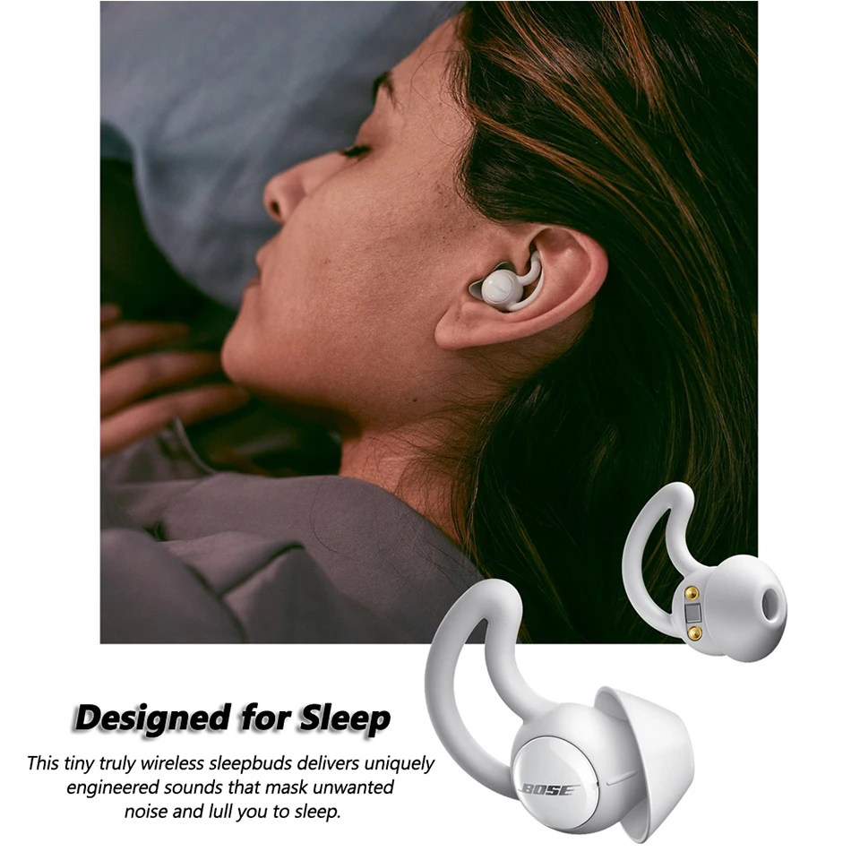 Bose Noise Masking Sleepbuds True Wireless Earbuds Soothing Masking Sounds for Sleepers TWS Earphones with Charging Case