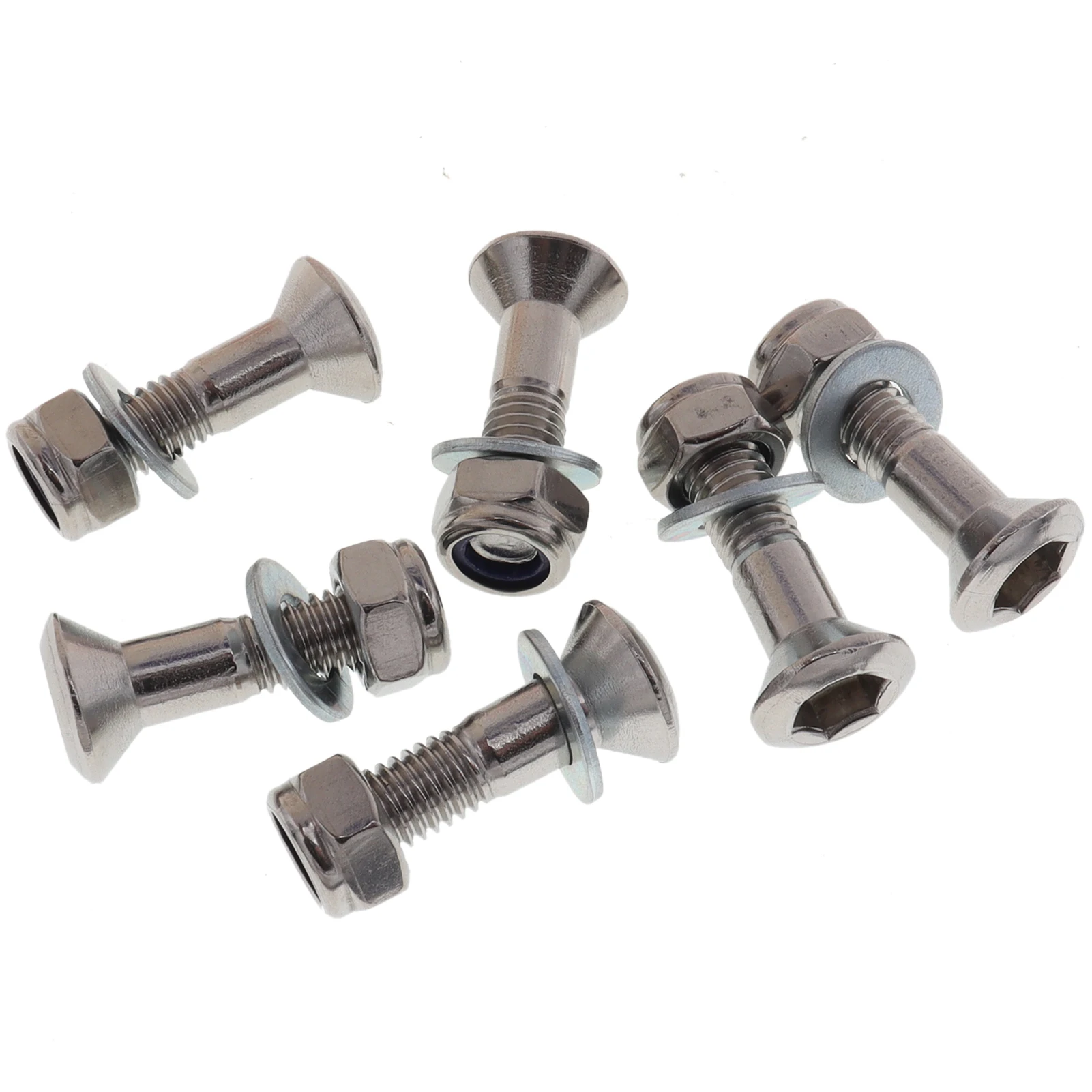 6 Pz/Set M8 * 25Mm Vite Bullone Pignone Posteriore Per Moto Dirt Pit Bike Sistema Di Trasmissione A Catena