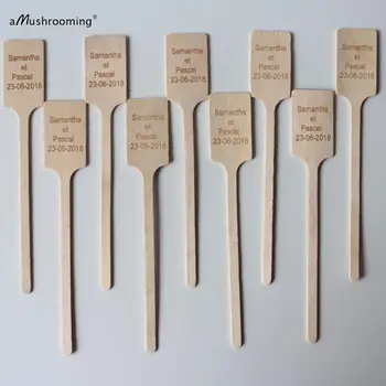

Custom Bridal Groom Shower Name font Text Drink Stirrers Personalized Table Tableware Decoration
