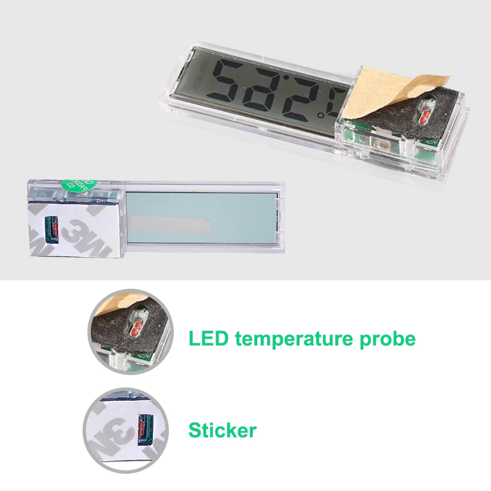 3D lcd Многофункциональный термометр для аквариума ABS инструмент для измерения температуры цифровой датчик температуры для аквариума