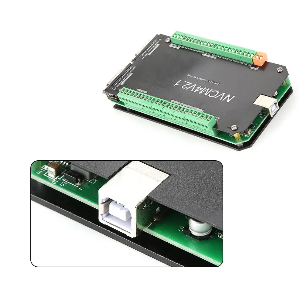 NVCM 4 оси ЧПУ контроллер MACH3 USB интерфейс плата карты для шагового двигателя высокое качество