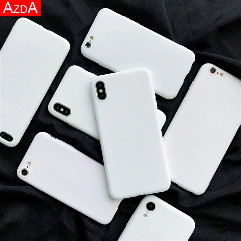 

TPU White Matte Case For Huawei P20 Lite P30 P10 P9 P8 Mate 10 20 Lite Pro 2017 Nova 3 3i 3e 4 4e 5 P Smart 2019 Silicone Fundas