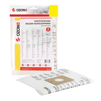 

Bags for vacuum cleaner synthetic, disposable.