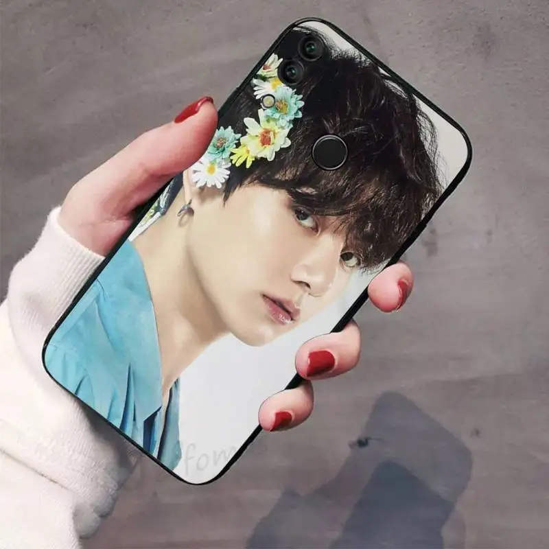 Jungkook Hàn Quốc Nam Ca Sĩ Mềm Điện Thoại Cover Dành Cho Huawei Honor Xem 7a5.45inch 7c5.7inch 8x 8a 8c 9 9X10 20 10i 20i Lite Pro huawei snorkeling case Cases For Huawei