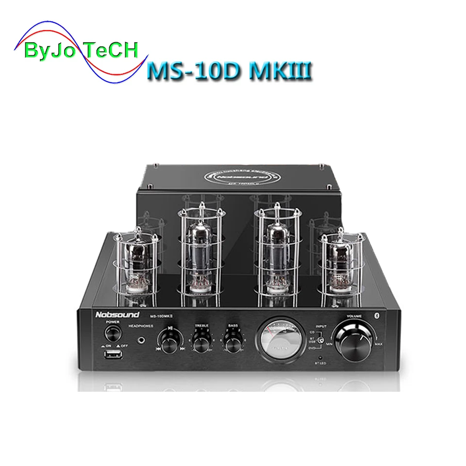 

Nobsound MS-10D MKIII 2.1 channel Tube Amplifier Vaccum amplificador Bluetooth amplifier USB 110V or 220V Coaxial Optical