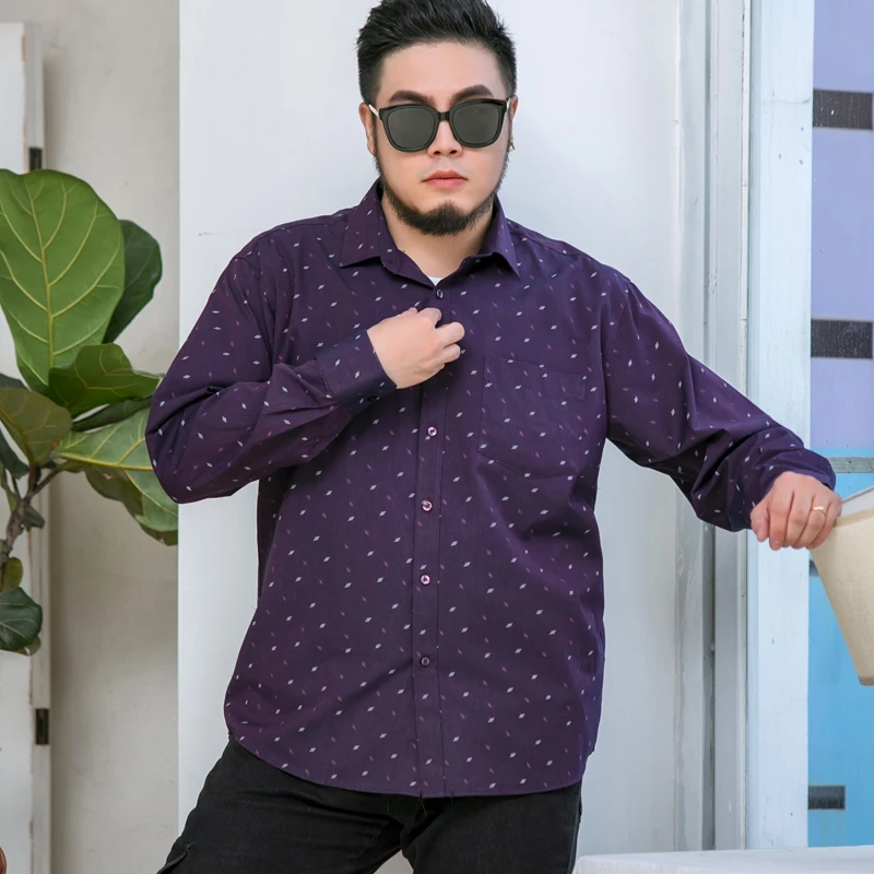 Большие размеры 10XL 9XL 8XL 7XL 6XL 5XL мужские повседневные рубашки с принтом свободные прямые рубашки с длинными рукавами Мужская брендовая одежда Новинка