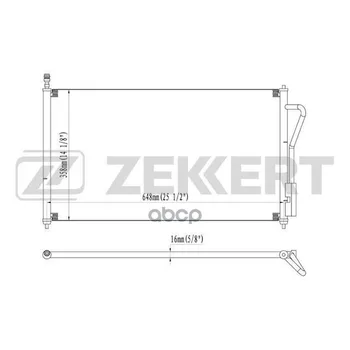 

Radiator cond. Ford Focus 98-zekkert art. mk-3031