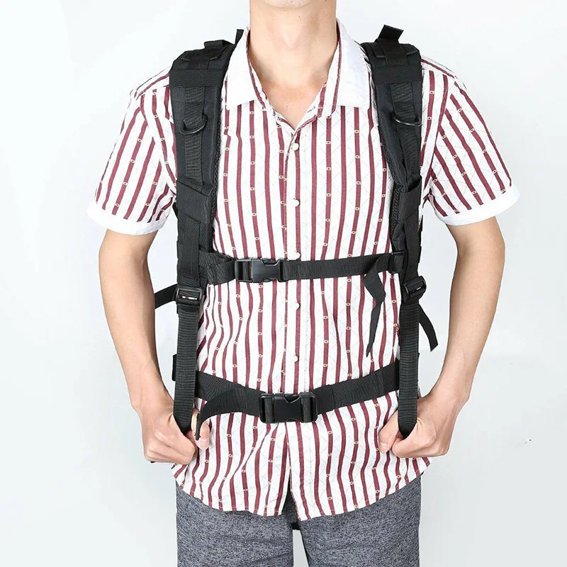 Backpack Rucksack 45L Large Capacity Zipper for Camping Travel Hiking Outdoor