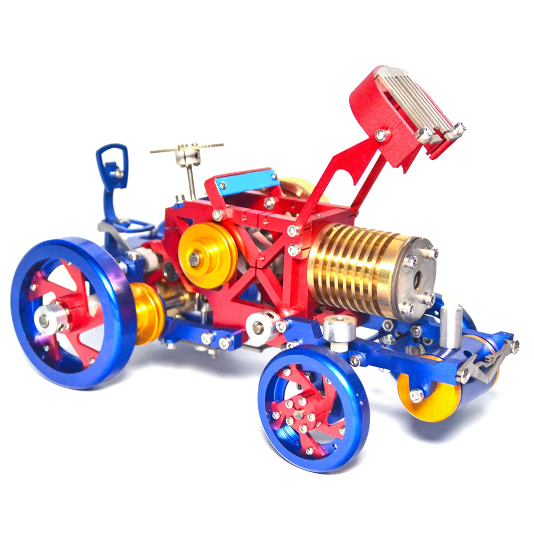 

New Hot Vacuum Suction Fire Type Metal Stirling Engine Tractor Model