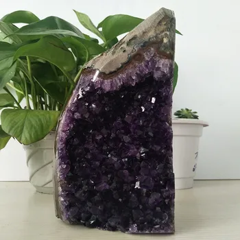 

High quality Uruguay stone amethyst geode crystal quartz cluster home decor display amethyste pierre naturelle