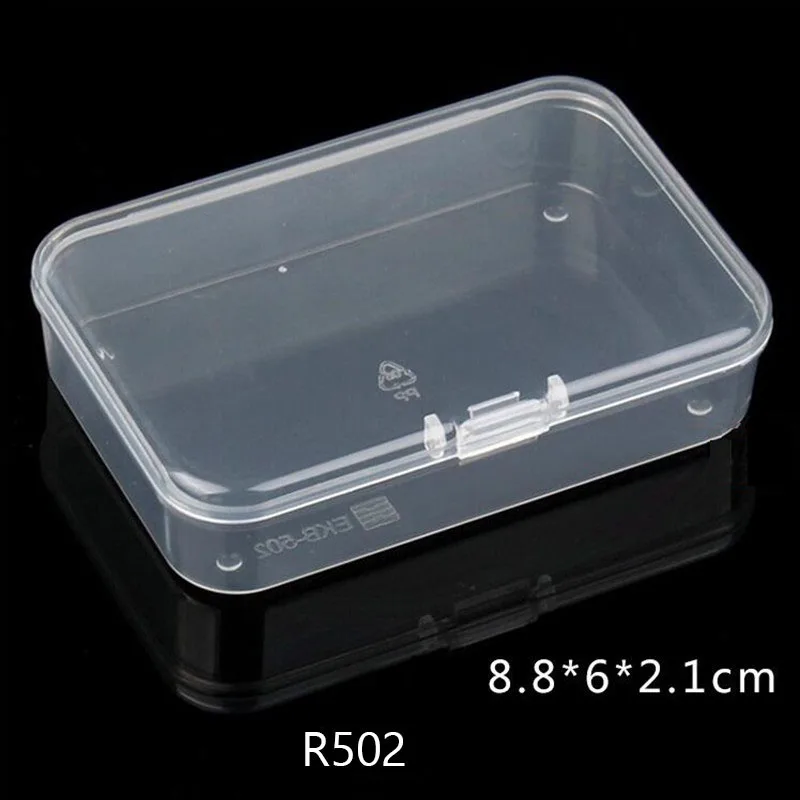 Transparent Plastic Box Storage Collections Product Packaging Box Dressing  Case Mini Case Out Size 13.2*7.7*3cm - Storage Boxes & Bins - AliExpress