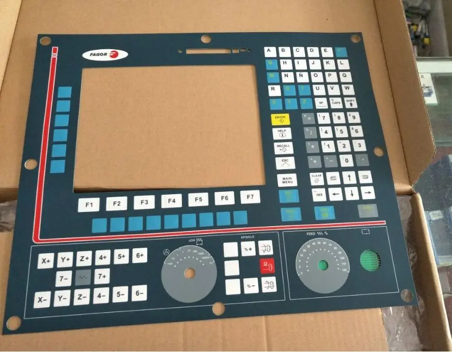 Fagor 8055 8055i cnc hmi-интерфейс панели мембранные кнопки для клавиатуры, есть
