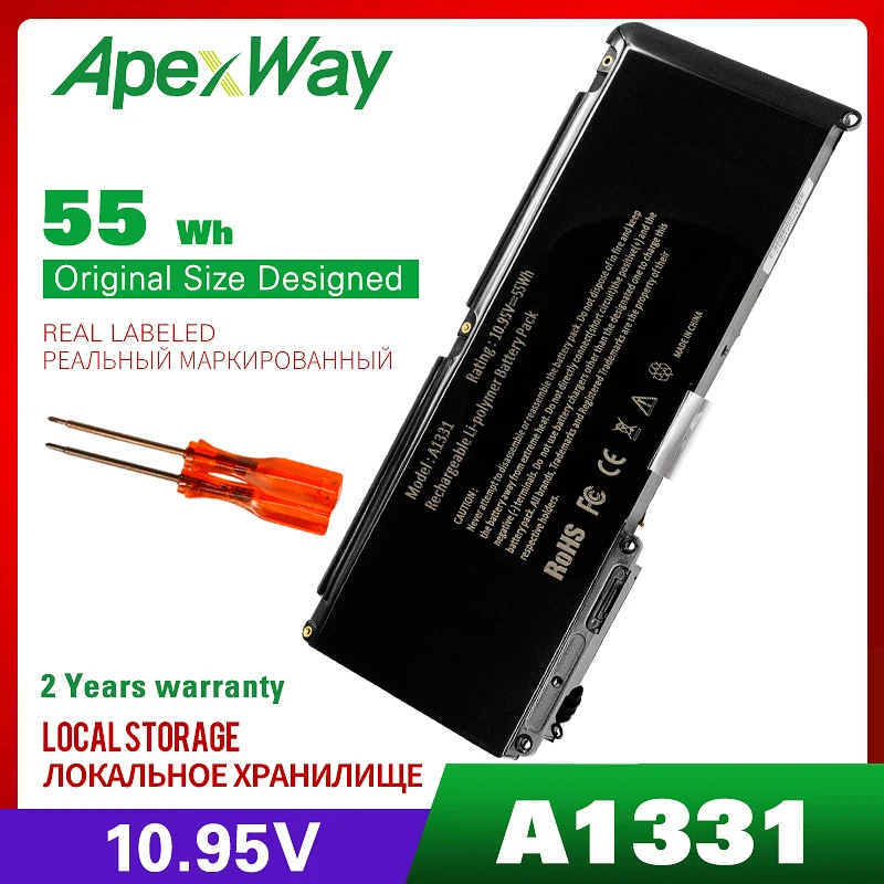 Аккумулятор для ноутбука APPLE A1331 A1342 MC207 661-10 95 020-6580-A 020-6582-A 020-6809-A 020-6810-A MacBook 13 дюймов