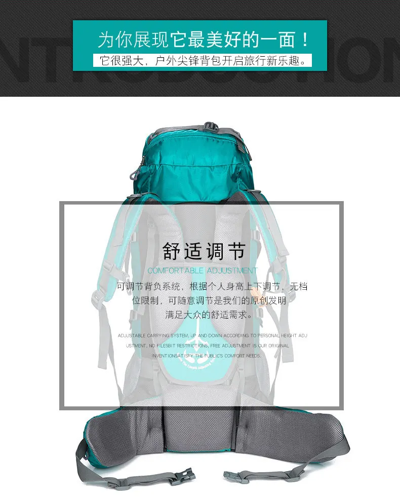 HU wai jian feng стиль водонепроницаемый держатель для телефона большой емкости альпинистская Сумка Повседневный походный рюкзак мода для мужчин и Backpac