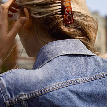 

luxury Designer Hair Jewelry Bling Word Hair Pins Crystal Rhinestone Letter Hair Clips Women Female Wedding Hair Accessories