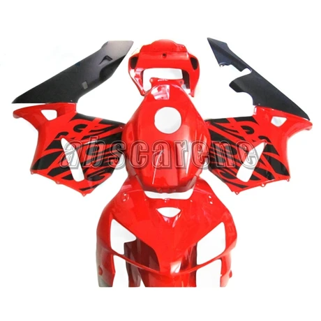 Полный комплект обтекателя для Honda CBR600RR F5 2005 2006 CBR 600 RR 05 06 ABS пластиковые детали для мотоцикла кузов глянцевый красный черный корпус
