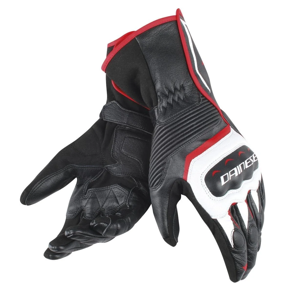 Мотоперчатки Dainese ASSEN Черно-красные | Автомобили и мотоциклы