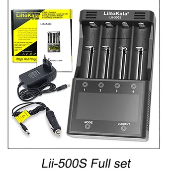 

LiitoKala Lii500s lithium battery Charger for 18650 26650 21700 18350 AA AAA 3.7V/3.2V/1.2V/ lithium NiMH battery