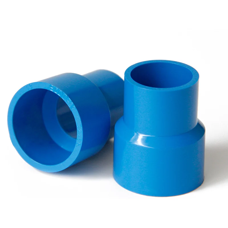 20mm 25mm 32mm 40mm 50mm Id Blue Pvc Nipple Reducer Tube Joint Pipe