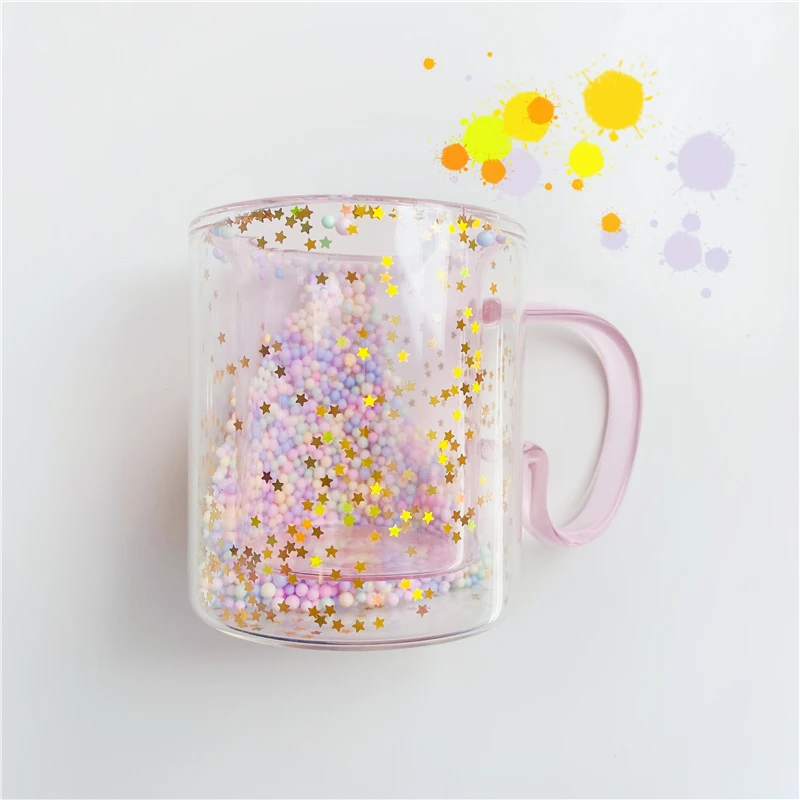 Cute Korean Style Glass Cup – My Kawaii Space