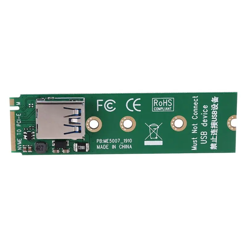 

NVME M.2 M-Key to PCI-E X1 Riser PCI Express Card PCIE Connector Riser 30cm