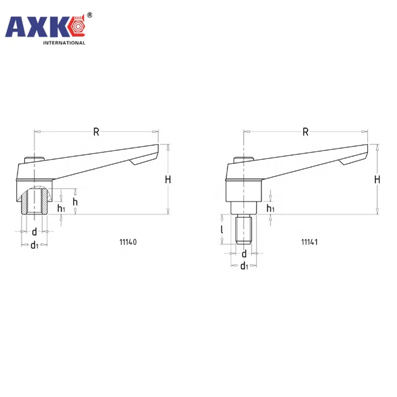 1pc M5 M6 M8 M10 Clamping Lever Machinery L Shape Adjustable Handle Locking External Male Thread Knob Bolt Screw Screws Aliexpress