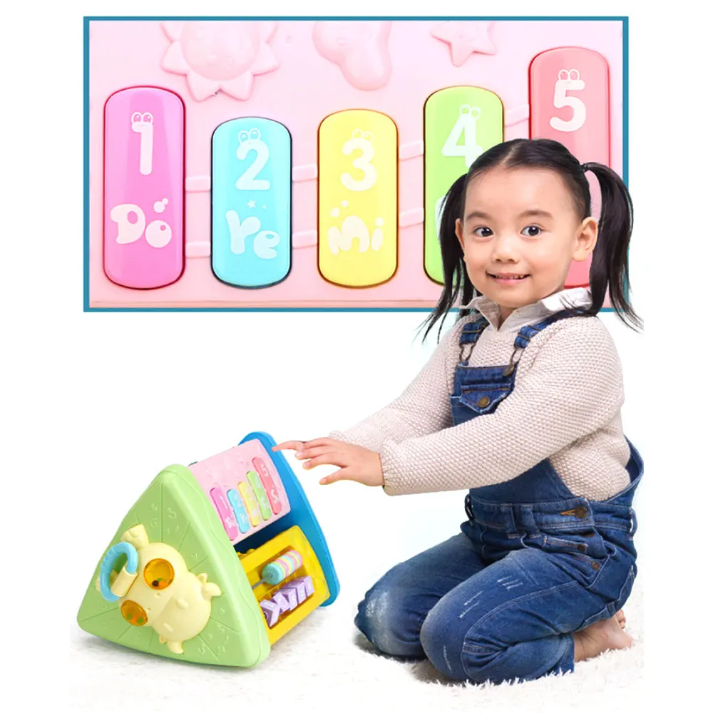 

Baby Fun Musical Electronic House Multifunctional Musical Toys Learning Educational Colorful Toys Gifts For Kids Sozzy
