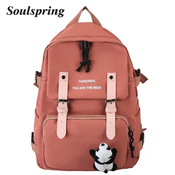 

High Quality Waterproof Nylon Backpacks for Teenagers Girls Women Casual Large Capacity School Book Bag Travel Backpack Mochila