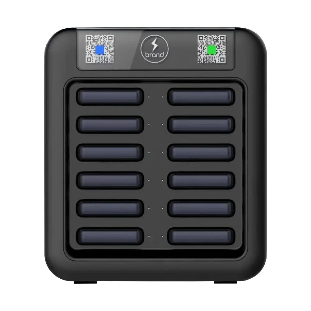 

12 Slot Rental Power Bank Cabinet Vending Powerbank Charger Dock for Restaurant Hotel Club and Hospital