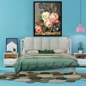 

NEW-40X50cm Painting By Numbers for Colourful DIY Pictures By Numbers Landscape Frameless Digital Painting