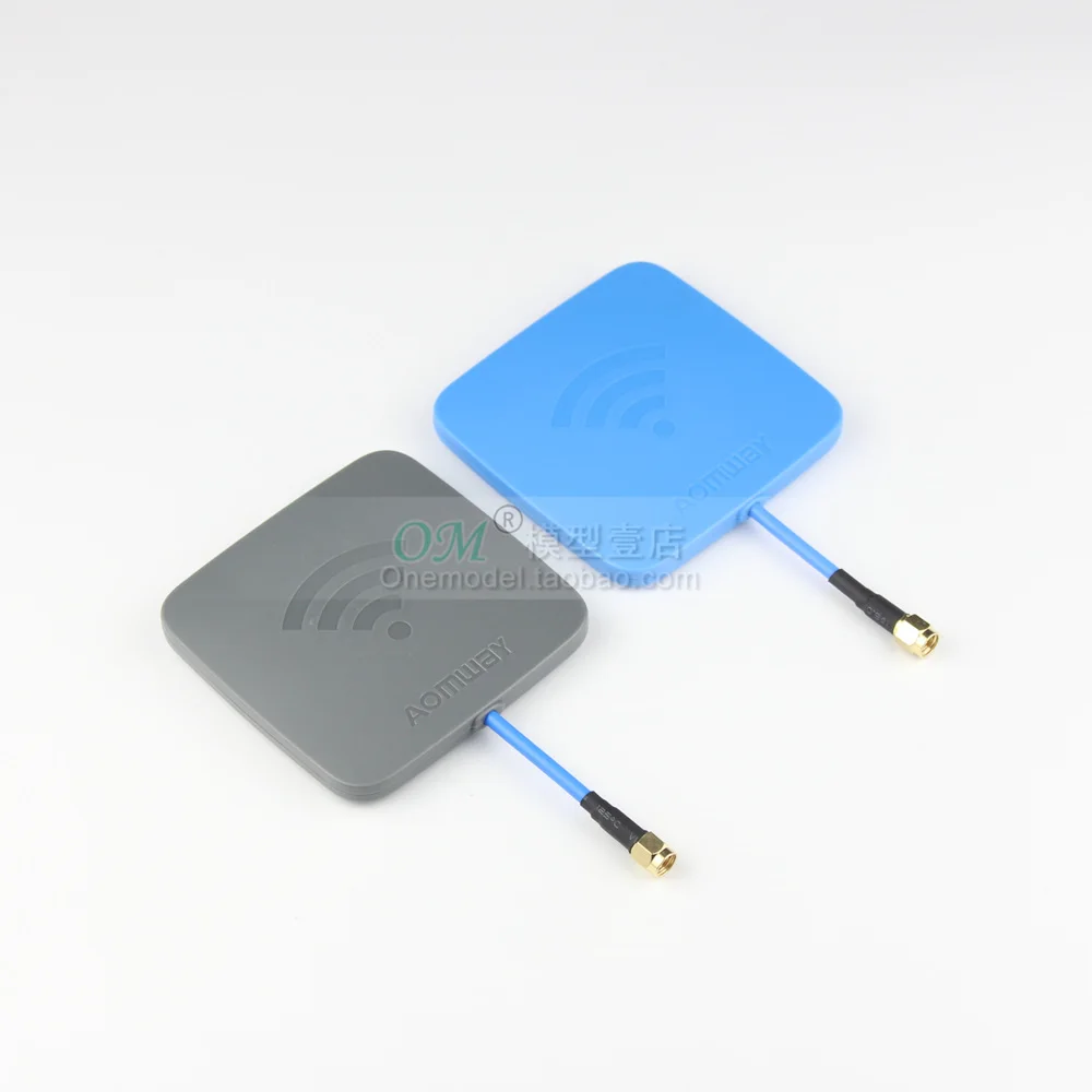 

Aomway 5.8GHz 14dBi Flat High Gain Antenna Directional SMA Or RP-SMA antenna for FPV Racer Drone Transmission Quadcopter