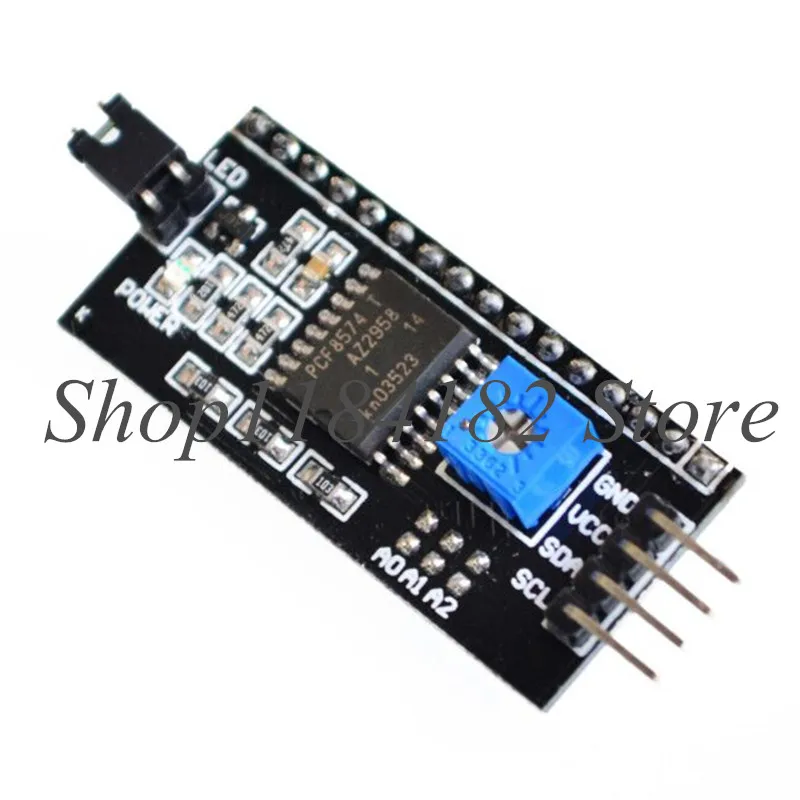 Lcd 2004+ igc 2004 20x4 2004A синий/зеленый экран символ lcd/w IIC/igc последовательный интерфейс модуль адаптера для Arduino 3,3 V/5 V MB102
