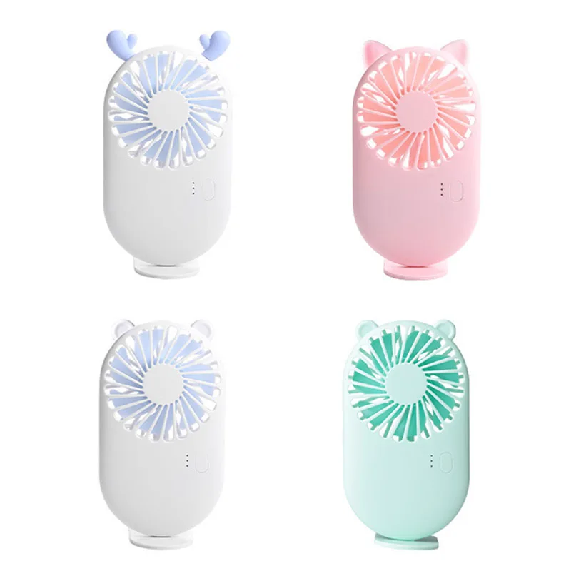

New Pattern Pocket Fans USB Charge Mini Hold Fans Student Outdoors Bring Sika Portable Small Fan DC Mini Air Cooler Ventilador