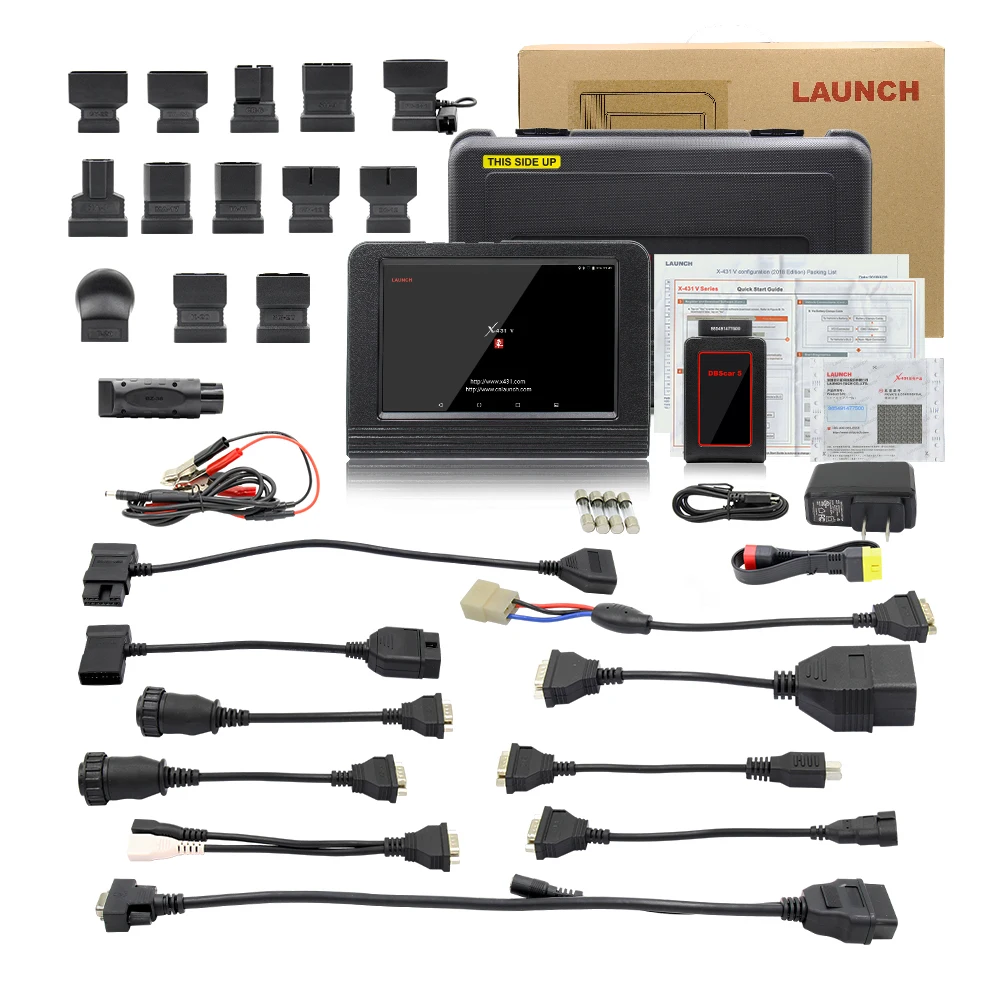 Launch X431 V 8 ''lenovo планшетный ПК obd 2 Замена X-431 V WiFi/Bluetooth полная система диагностики нескольких языков OBD OBD2