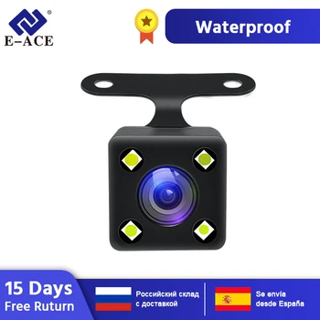 

E-ACE I02 Car DVR Auto Reversing Parking Line Rear View Camera With 4 LED Night Vision Waterproof Wide Angle for Car Dash Camera