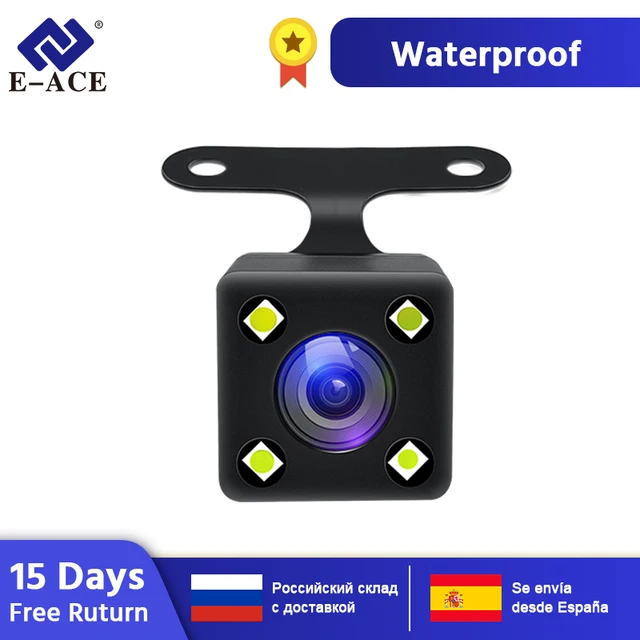$US $25.99 E-ACE I02 Car DVR Auto Reversing Parking Line Rear View Camera With 4 LED Night Vision Waterproof W