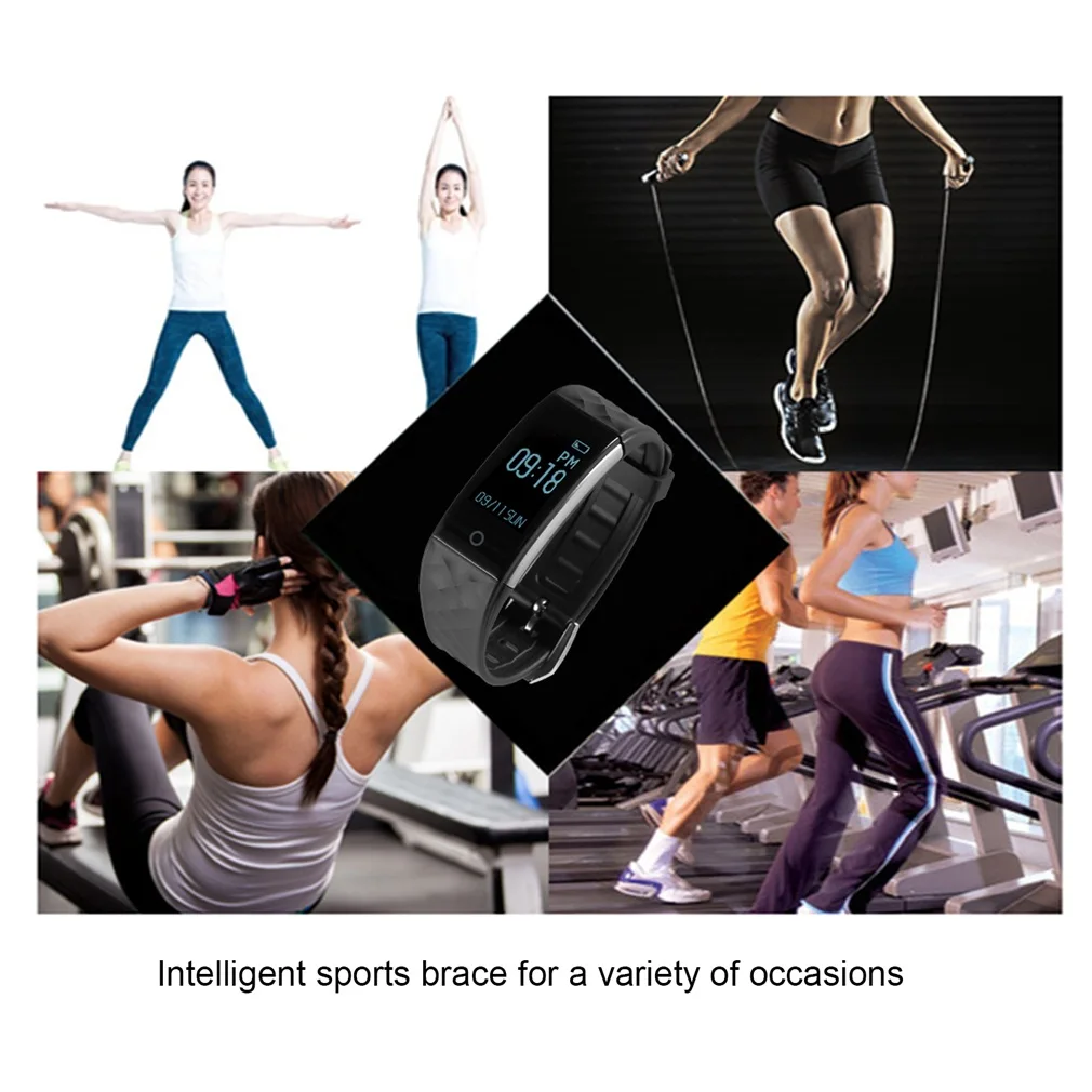 Smart Bracelet Smart Band Watch Sports Fitness Tracker For Smartphone Pedometer Tracking Calorie Health Sleep Monitor