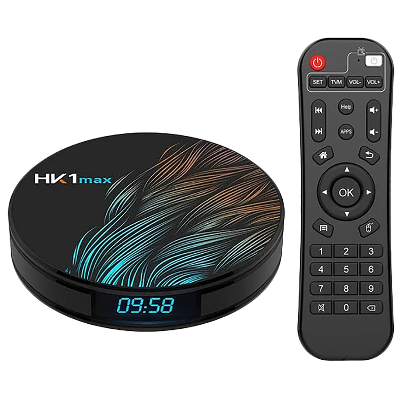 AAAE Top-Hk1 Max Smart Tv Box Android 9.0 4Gb 64Gb Rk3328 1080P 4K Wifi G Oogle Play Netflix Set Top Box Media Player Android Bo