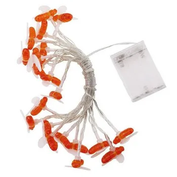 

LED Light String Battery Operated Bee Holiday Fairy Lights Wedding Party Home Festival Decoration 10leds 20leds String Lamp