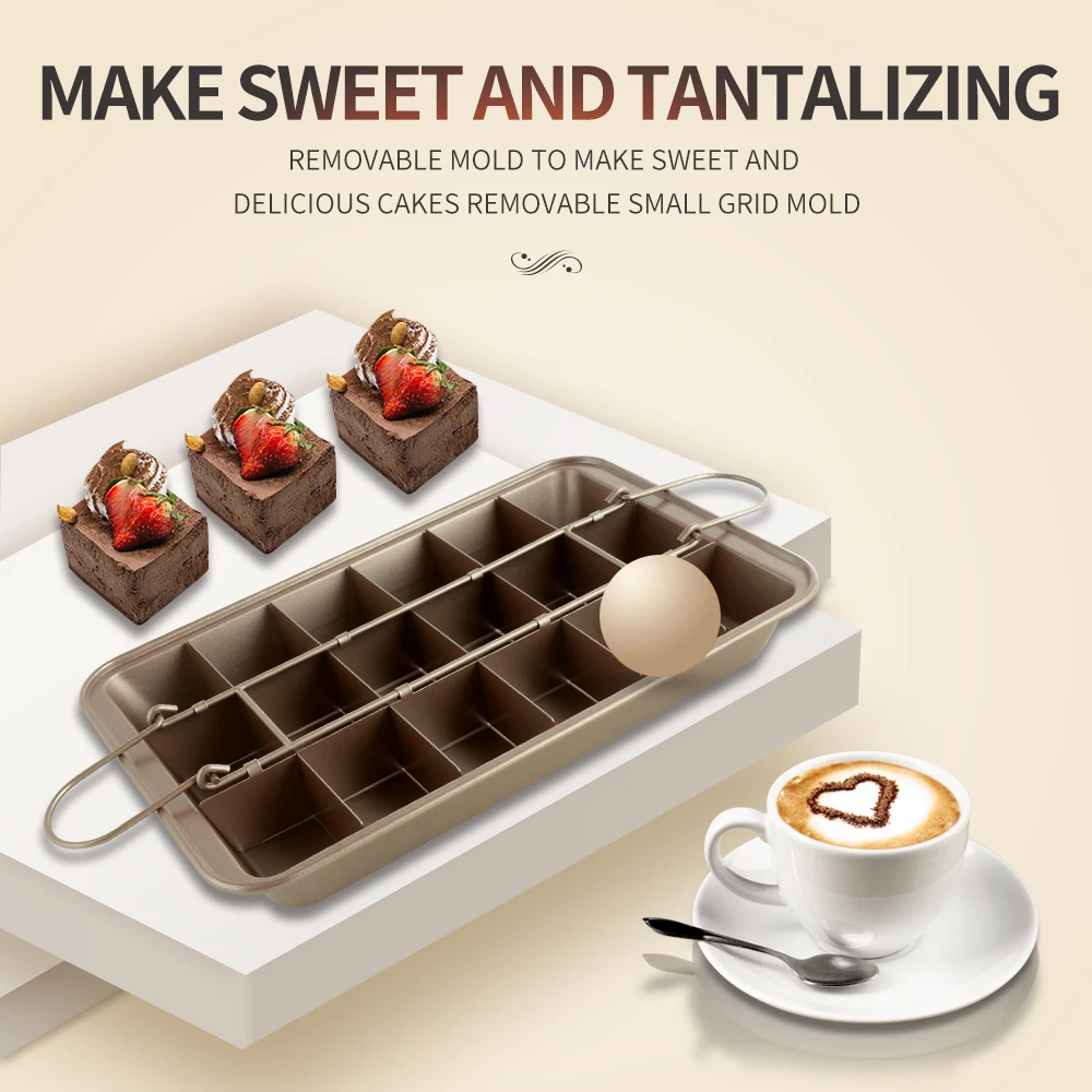 High Carbon Steel Brownie Pans With Dividers 18 Lattice Cake Pan Tin Diy Cake Mold Non Stick Brownie Mold For Oven Baking Tools Aliexpress High Carbon Steel Brownie Pans With Dividers 18 Lattice Cake Pan Tin Diy Cake Mold Non Stick Brownie Mold For Oven Baking Tools Aliexpress