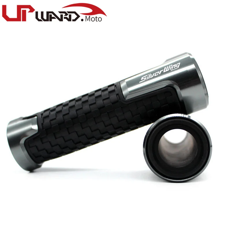 para honda prata asa gt silverwing acessórios da motocicleta grips lidar com apertos barra de mão guiador aperto