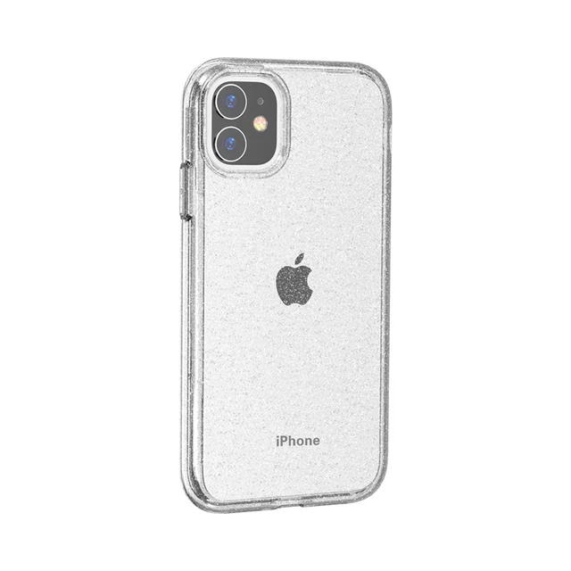New Bling glitter Transparent armor Case For iphone 11 13 12 Pro Max X XR XSMax XS 7 8 Plus SE2 hard PC cover Protective shell Clear