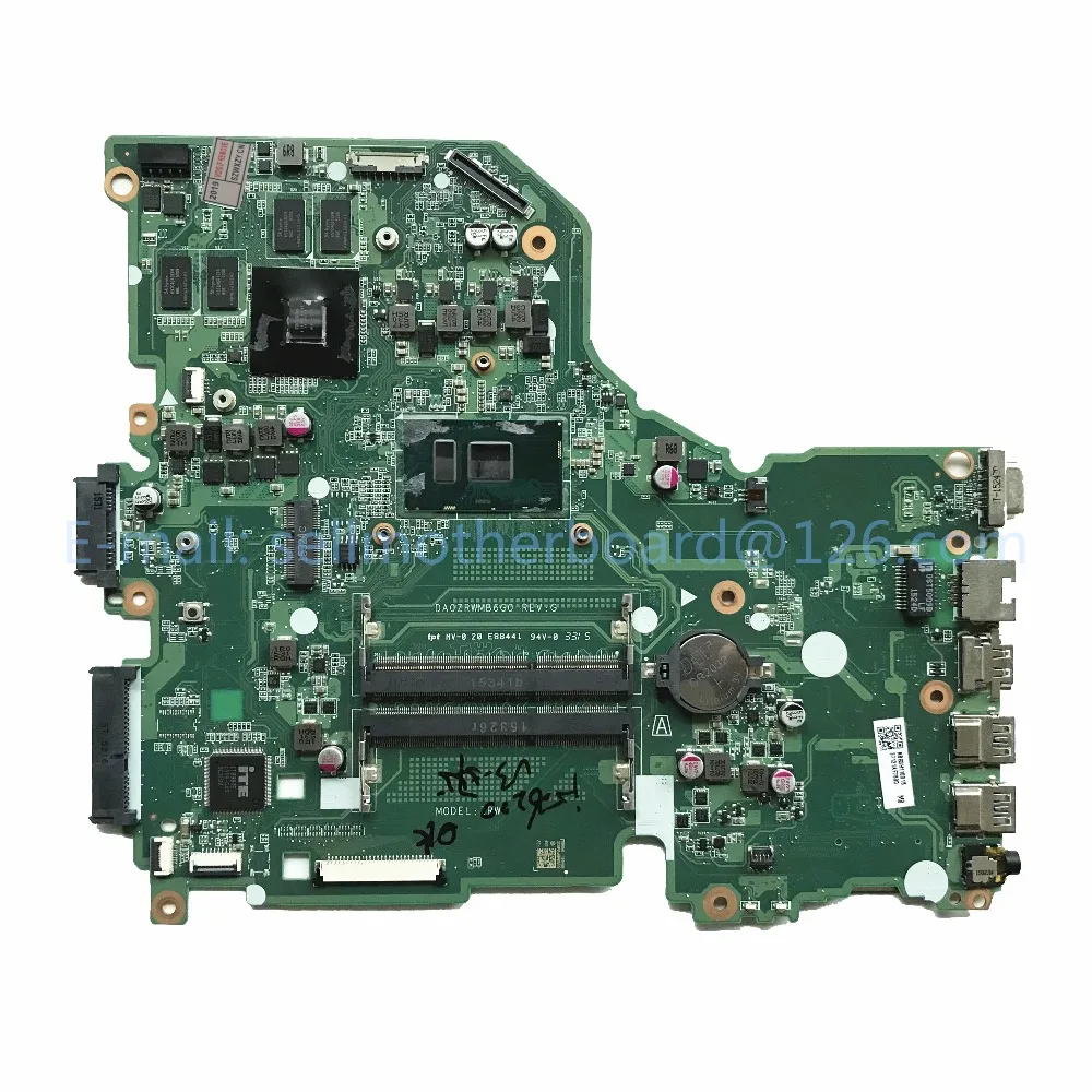 Для acer Aspire E5-574G F5-572G материнская плата для ноутбука с i5-6200U процессором 940M GPU NBG3H11001 DA0ZRWMB6G0 DDR4 протестированная Быстрая