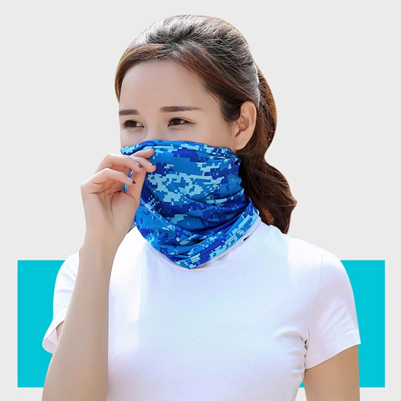 Bandana Magic Face Mask Neckerchief Sun Protection Polyester Men's Scarf Snood For Women Versatility Caps Cycling Elastic