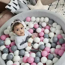 Balles en plastique pour piscine sèche, 400 pièces/lot, jouets de Sport en plein air pour enfants, sphère de couleur Macaron océan sûr pour fosse de piscine