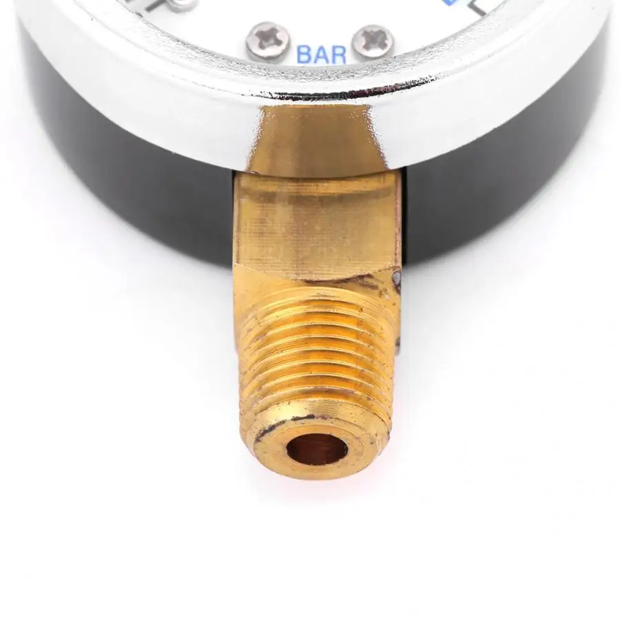 Измеритель давления 0-200psi 0-14bar гидравлический датчик давления воды 40 мм Циферблат 1/" NPT компрессионный тестер