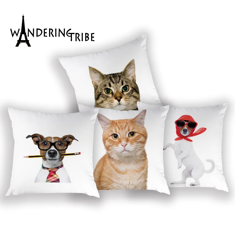 Mancheng-zi Fundas De Almohada Labrador De 18 X 18 Pulgadas, Regalos De Laboratorio Negro, Regalos De Labrador Retriever, Fundas De Almohada De Labrador Retriever, Funda De Almohada De Lino Con