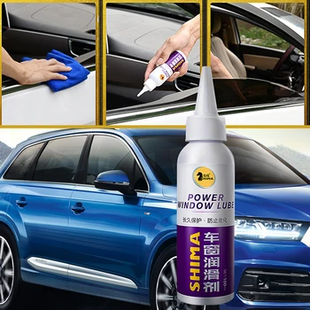 

Car Window Channel Dresser Lubricant Eliminate Noise Cleaner Cleanser Automotive Window Lubricant Clean Spot 100ml 3